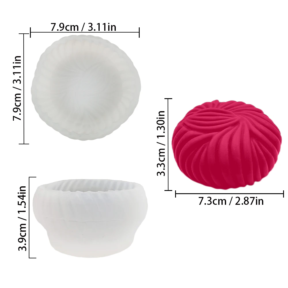 New Rose Silicone 3D Soap Mold Cake Mold Candle Mold Cupcake Jelly Candy Chocolate Decoration Baking Tool Kitchen Accessory