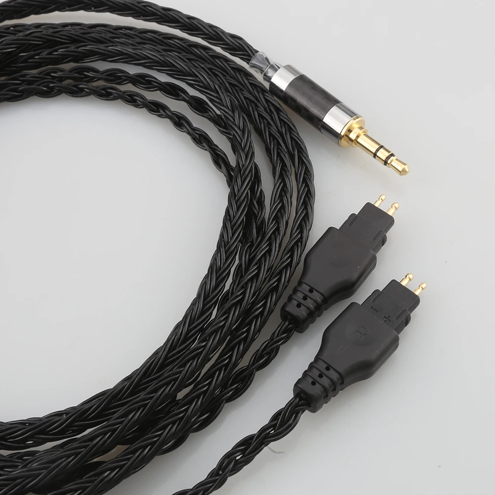 16 rdzeń czarny OCC kabel do słuchawek do Sennheiser HD580 HD600 HD650 HDxxx HD660S HD58x HD6xx słuchawki