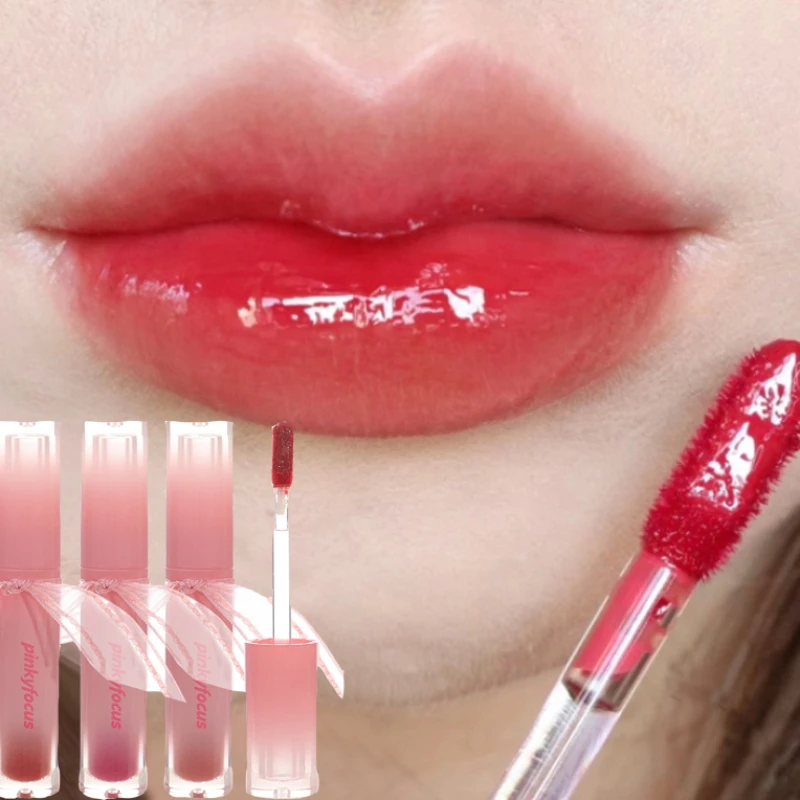 Mirror Water Crystal Lip Gloss, Geléia Lip Glaze, Lasting Hidratante, Transparente, Batom Líquido Impermeável, Lábios Maquiagem Cosméticos