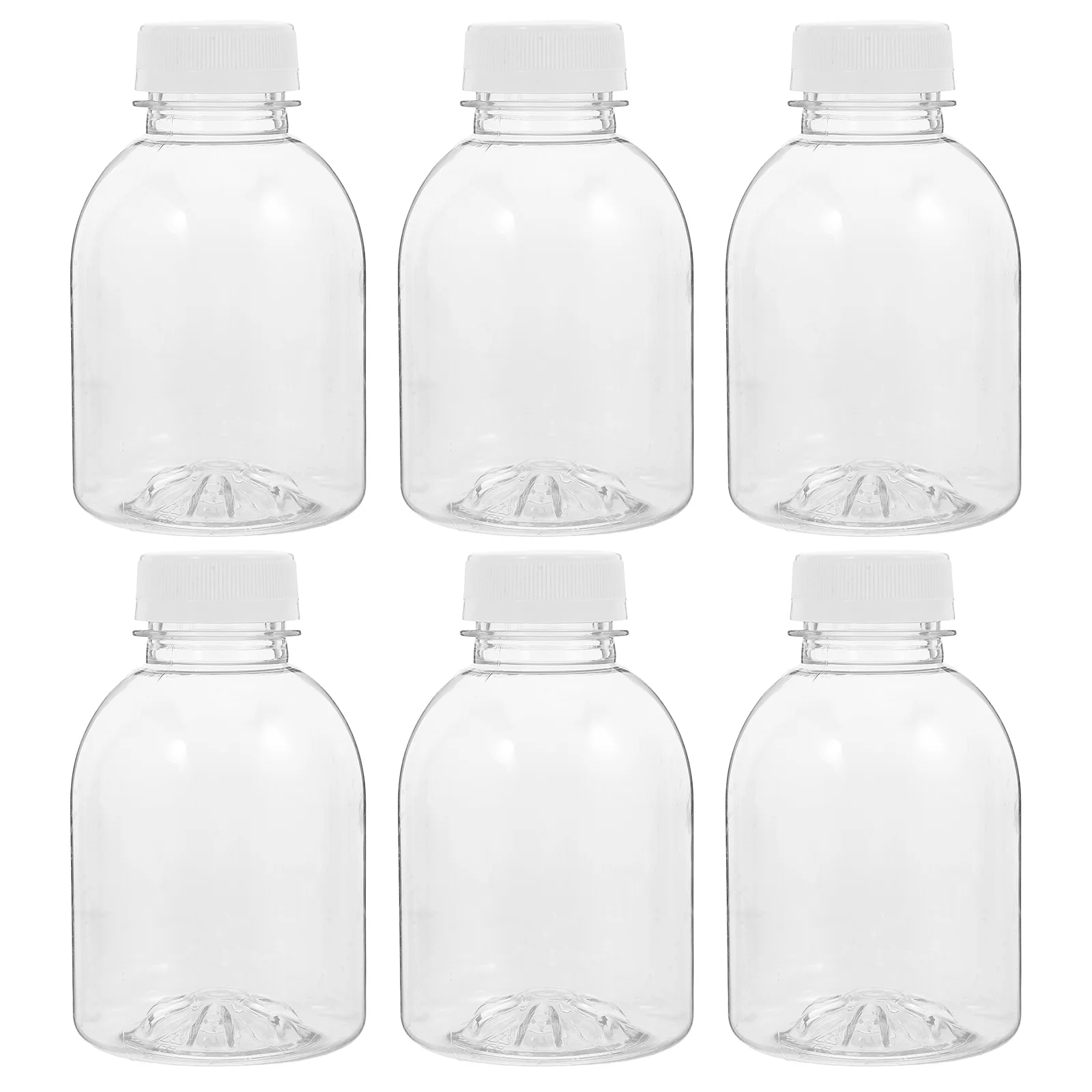 

6pcs Clear Water Bottle Milk Dispenser Breastmilk Storage Container Small Bottles For Liquids Milk Carton Milk Bottles Plastic B