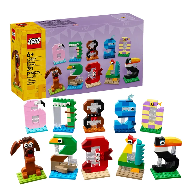 

LEGO Festival Limited Series 40807 Birthday Digital Children's Day Puzzle Building Blocks Toy Gift