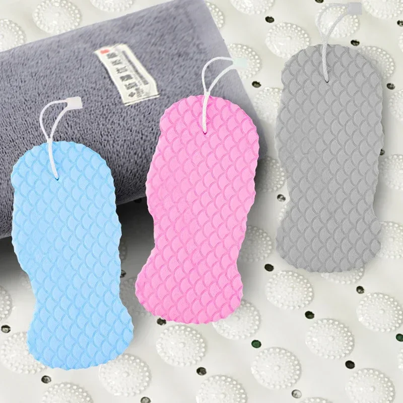 Soft Bath Sponge Brush Exfoliating Dead Skin Sponge Massager Cleaning Shower Brushes Peeling Fish Scale Sponge Rub