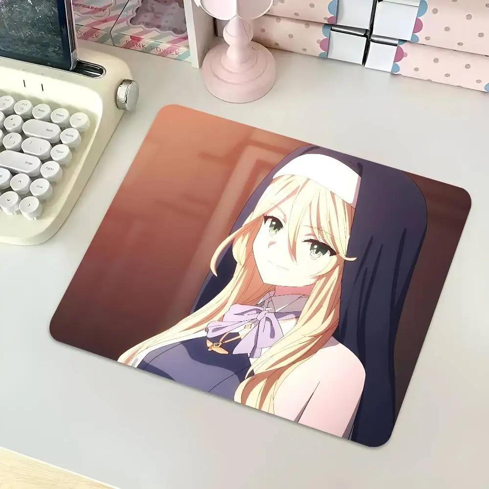 1pc Sharon Holygrail Anime Characters Small Mousepad Keyboard Pad Laptop Cushion Non-slip Deskpad