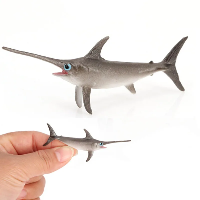 Realistic Sea Life Simulation Animal Model Shark Whale Turtle Crab Dolphin Action Figurine Figures Educational Toys for children