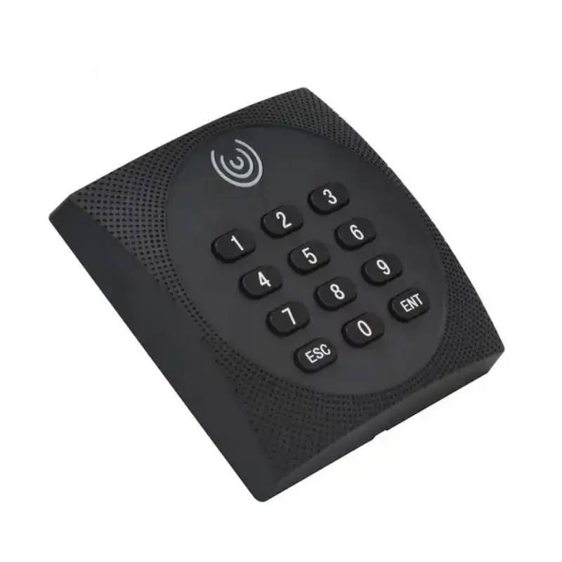 Waterproof Wiegand password card swiping 13.56MHz and 125KHZ frequency Mifare or EM access control card swiping reader