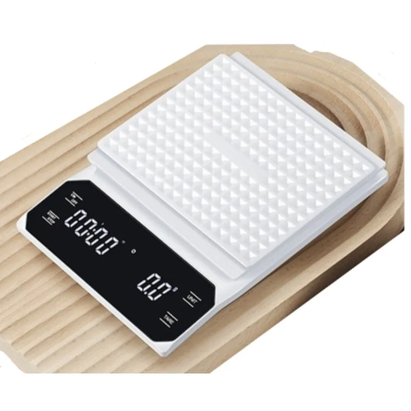 Báscula electrónica de cocina casera báscula de pesaje de café de precisión báscula Digital para hornear alimentos de alta precisión