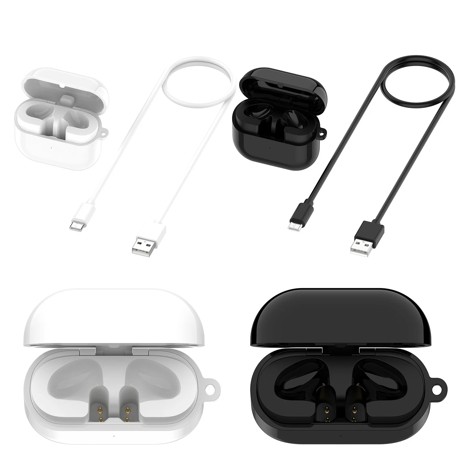 1 قطعة صندوق شحن سماعات مع ضوء المؤشر لسامسونج غالاكسي Buds3 SM-R530 سماعة شحن مقصورة حقيبة للتخزين جديد