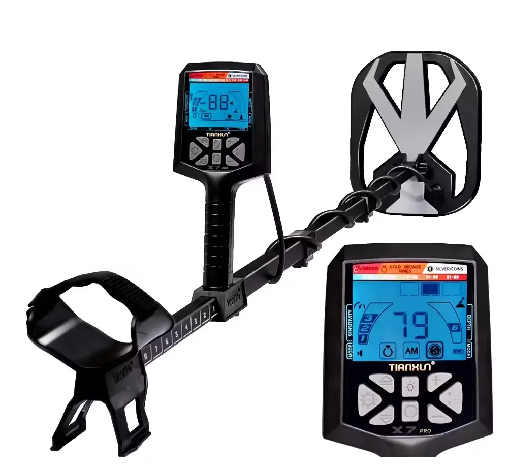 X7 Metal Detector De Metales Professional Gold Detector With Auto Ground Balance Highly Resistant To External Interference