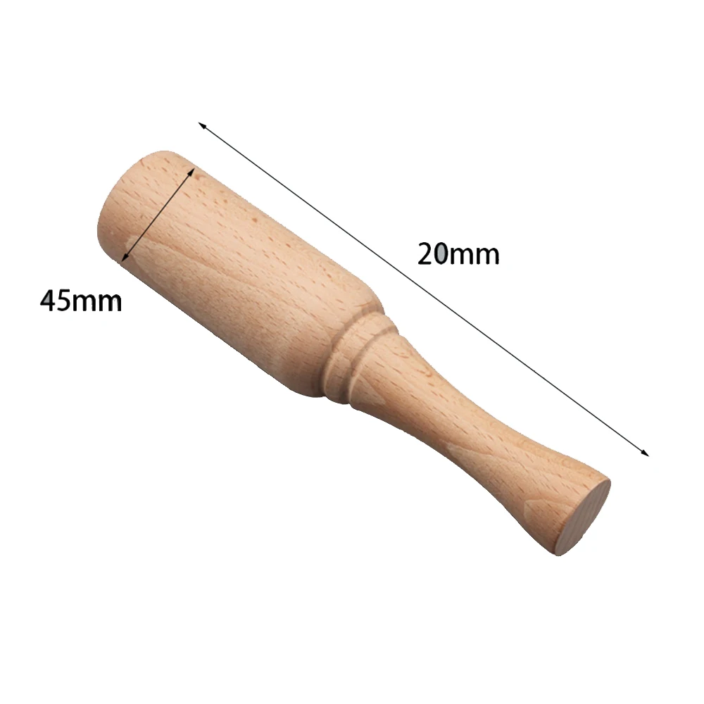 Beech Hammer Solid Wood For Carpenter Woodworking Leather Carve Mallet Wooden Handle For Leathercraft Punch Printing DIY Tool