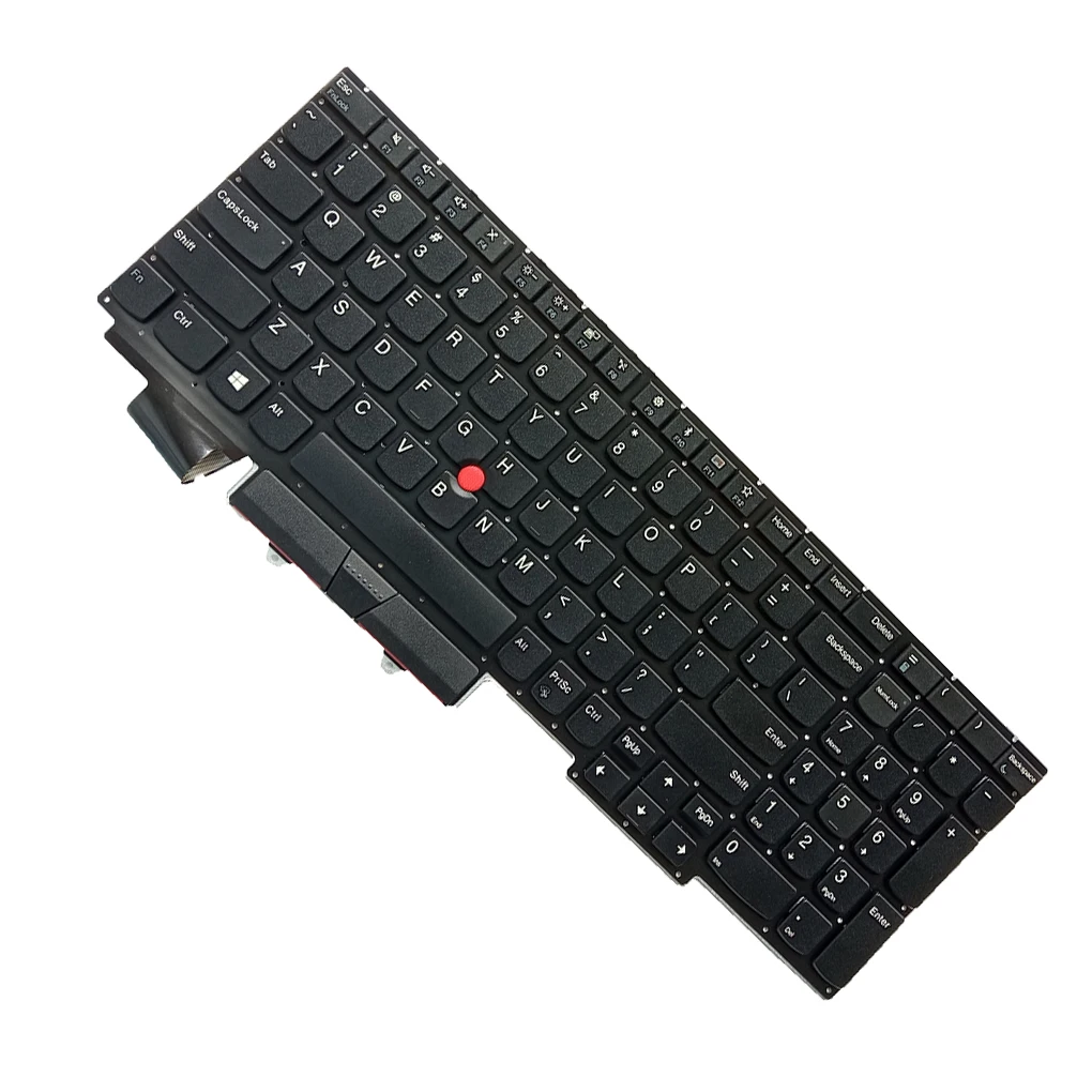 Keyboards Fluent Typing Mute PC Input Apparatus Key Board Pointer Keypads Point Stick Replacement for Thinkpad E15 Notebook