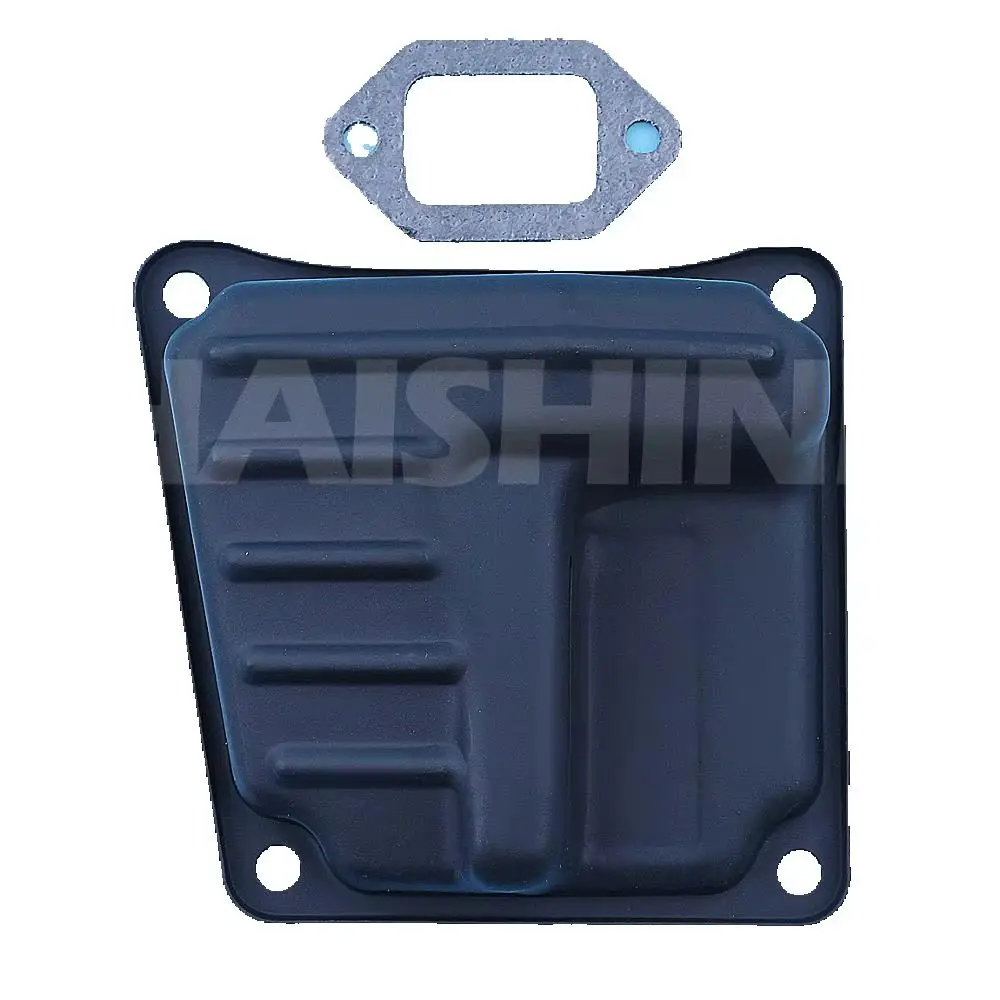Muffler Exhaust Front Cover Gasket For Stihl MS460 MS440 046 044 Chainsaw Dual Port 11281400801 Replacement Spare Part