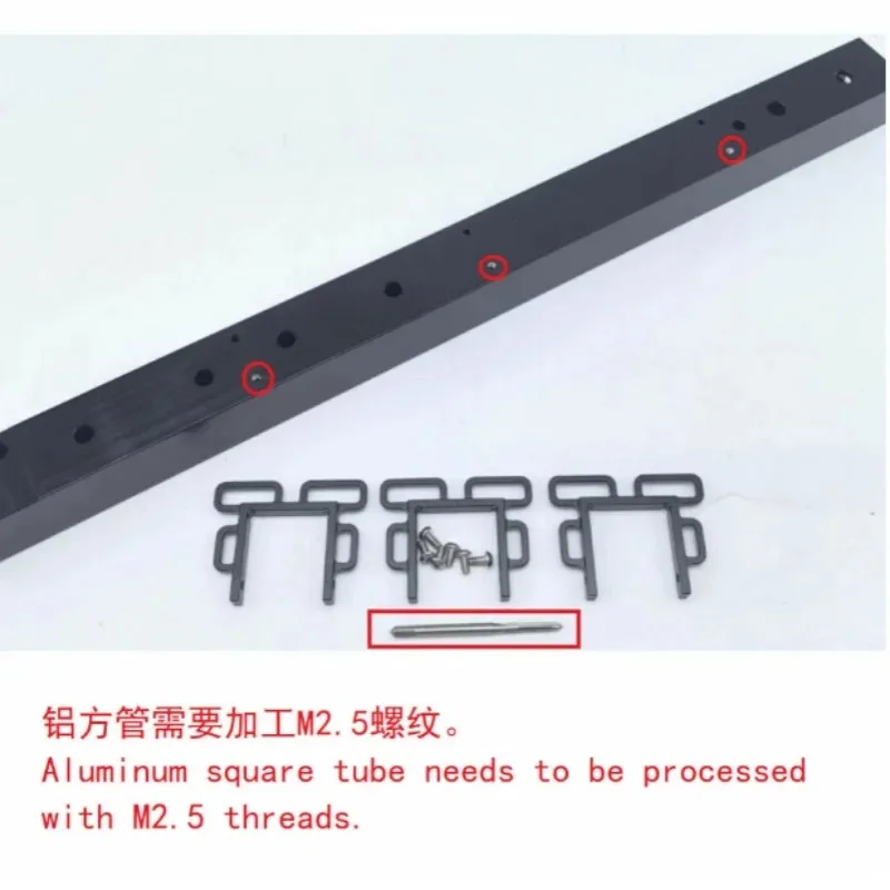 مجموعة واحدة من بطاقة الخط المعدني المحاكاة - جزء DIY بمقياس 1/14 لـ RC Truck Wrecker (مناسب VOLVO FH16 750)