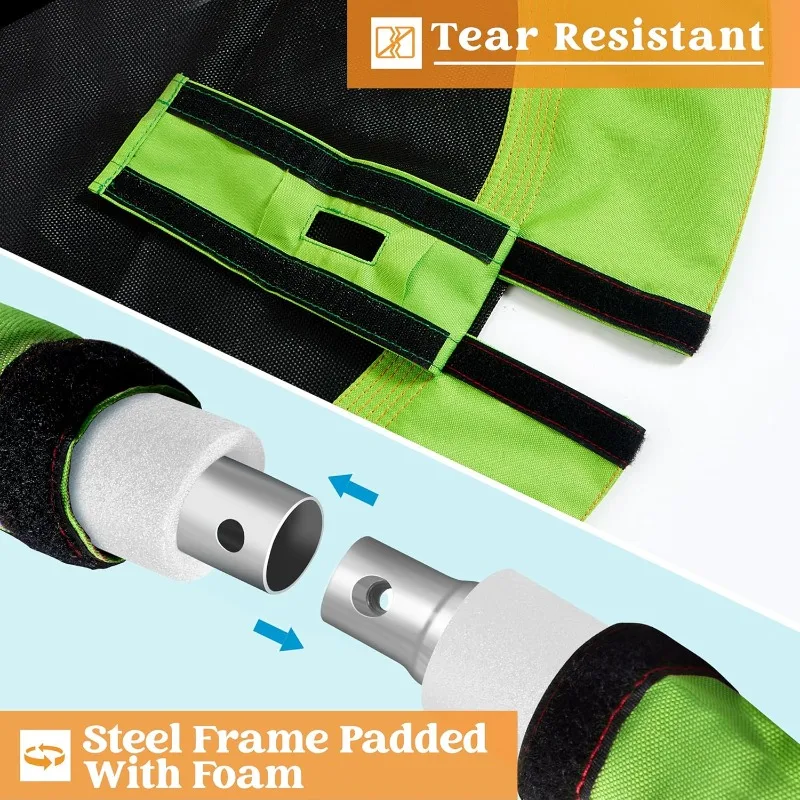 JOYFY 40インチ サウザーツリー スイング 耐荷重700ポンド 900D防水オックスフォード生地 プラットフォームスイングシート 調節可能なロープ付き