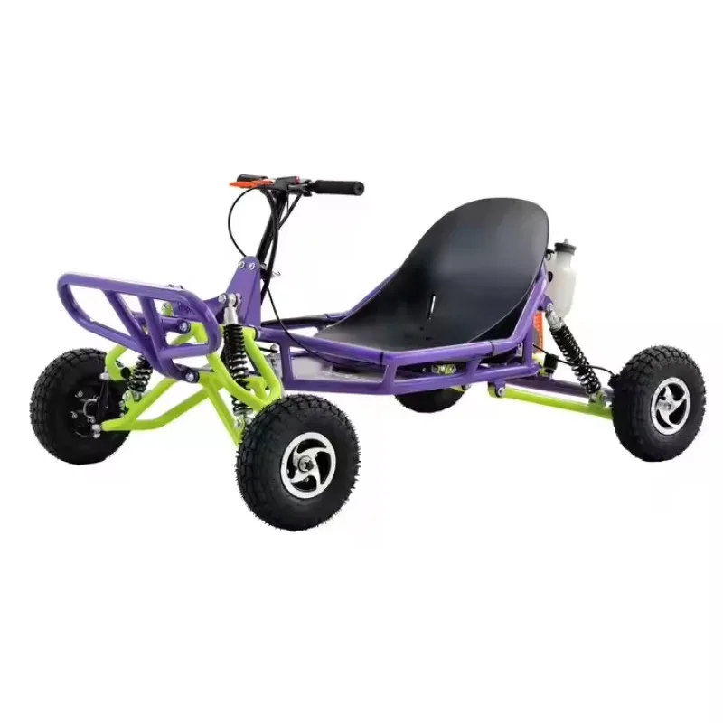 

Children's Mini Off-Road Racing Kart Easy-to-Drive 2-Stroke with Chain Drive Electric & Gas Fuel 4x4 Drive for Fun & Adventure