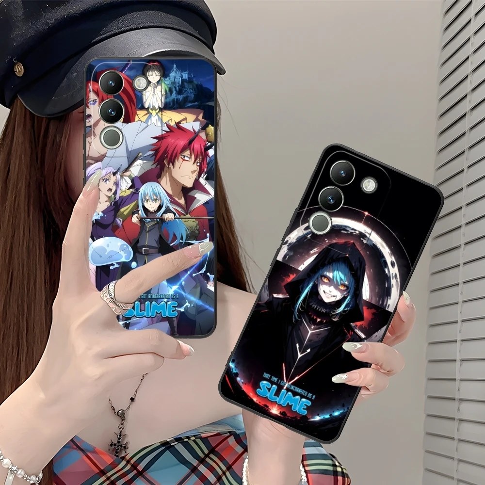 Slime Tensura Rimuru Mobile Phone Case for VIVO Y95 Y93 Y31 Y20 V19 V17 V15 Pro X60 NEX Black Soft Phone Cover Shell