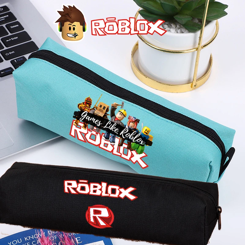 Hot Roblox Pencil Case Game Anime Student Products Girl Boy PenCase Bag Large Capacity Pencil Box Pouch Stationery Supplies Gift