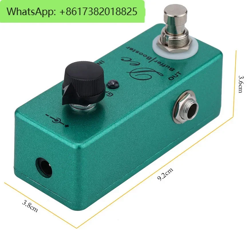 Electric guitar effector mini buffer BUFFER and boost BOOST