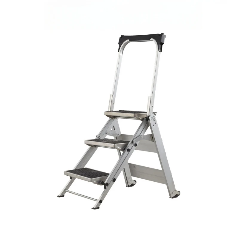 

Бытовая складная прочная внутренняя лестница, маленькая портативная металлическая садовая лестница для восхождения