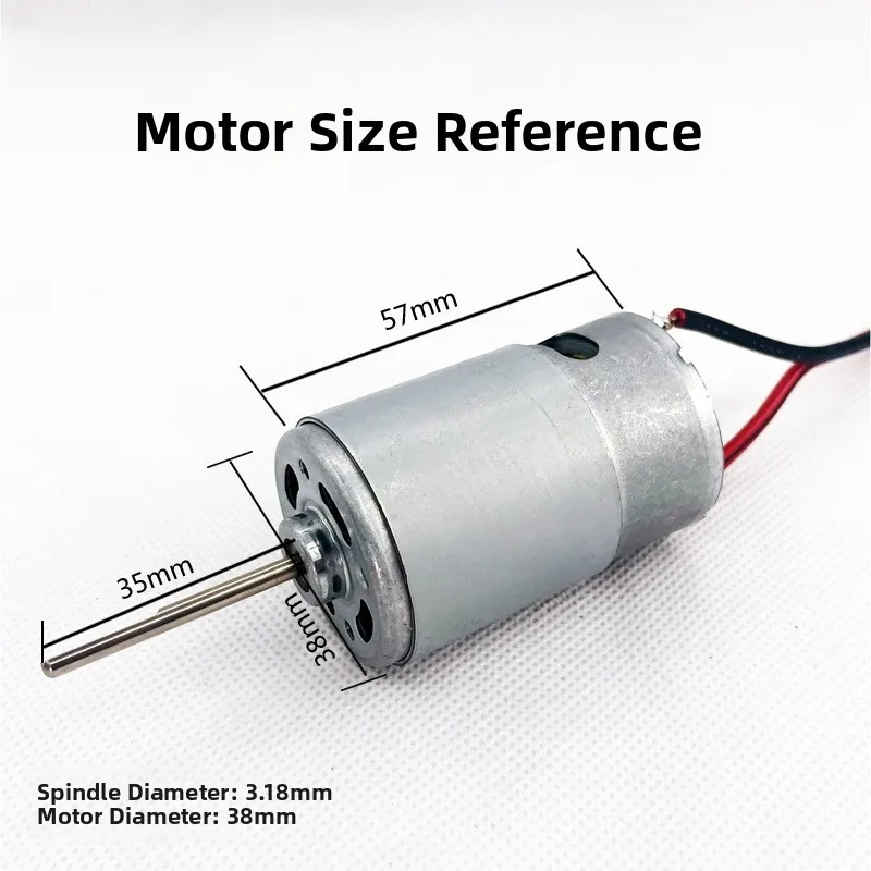High Speed 12V 550 RC Bait Boat Motor Waterproof Thruster For Fishing Gear Tackle Accessories Left Right Rotation Options