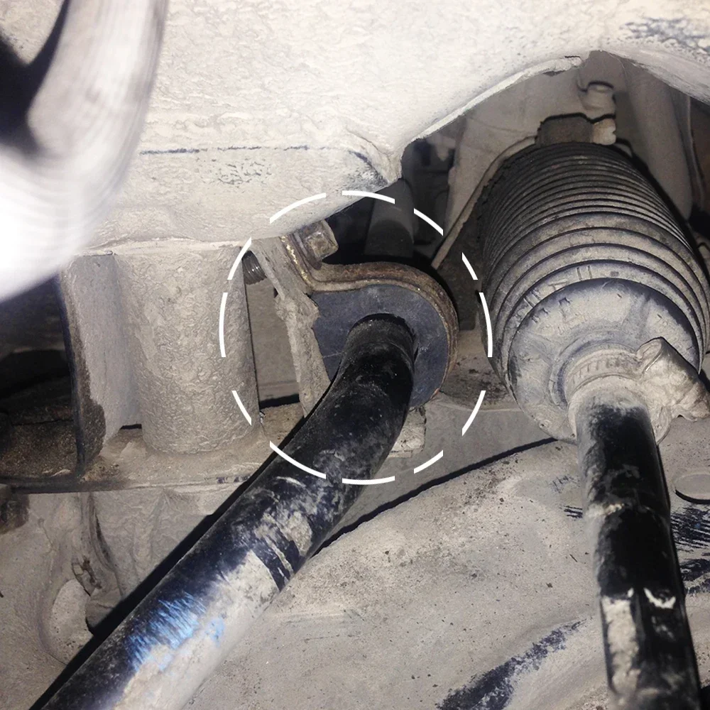 VW New Beetle 9C Bjalla 클램프 브래킷 볼트 안티 롤 바 안정기 1J 용 21MM 프론트 액슬 스웨이 바 부싱 0411314 티 1999-2010