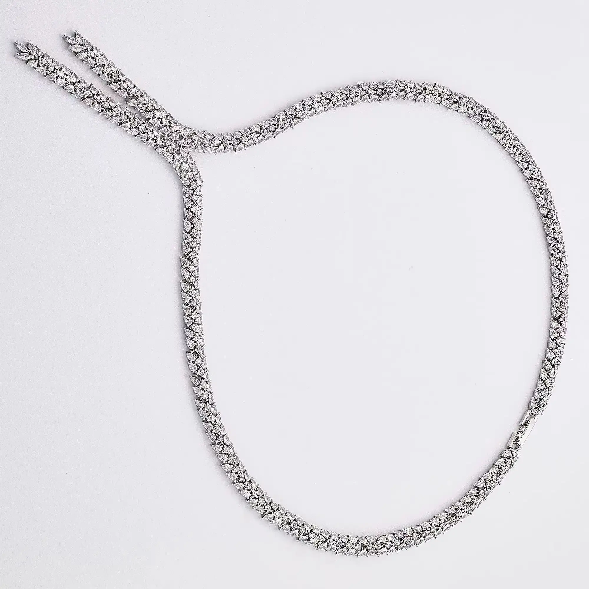 

2024 Hot High-quality Zirconia 4 Piece Luxury Bridal Set CZ Women's Wedding Jewelry Set