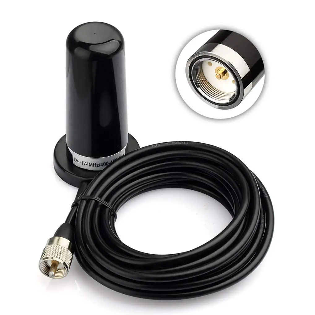NMO Mount Dual Band UHF VHF 136-174MHz400-470MHz for Car Truck Ham Radio Amateur Vehicle Mobile Radio Accessories