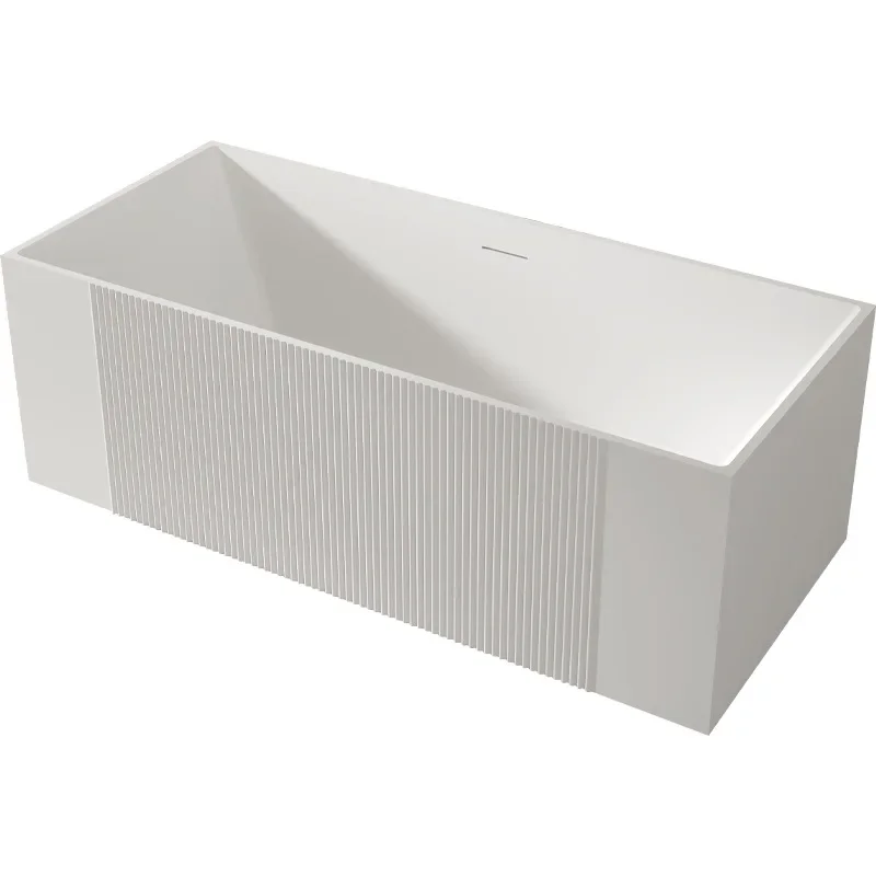 

Acrylic modern simple household bathtub hotel homestay deep bubble square single bathtub