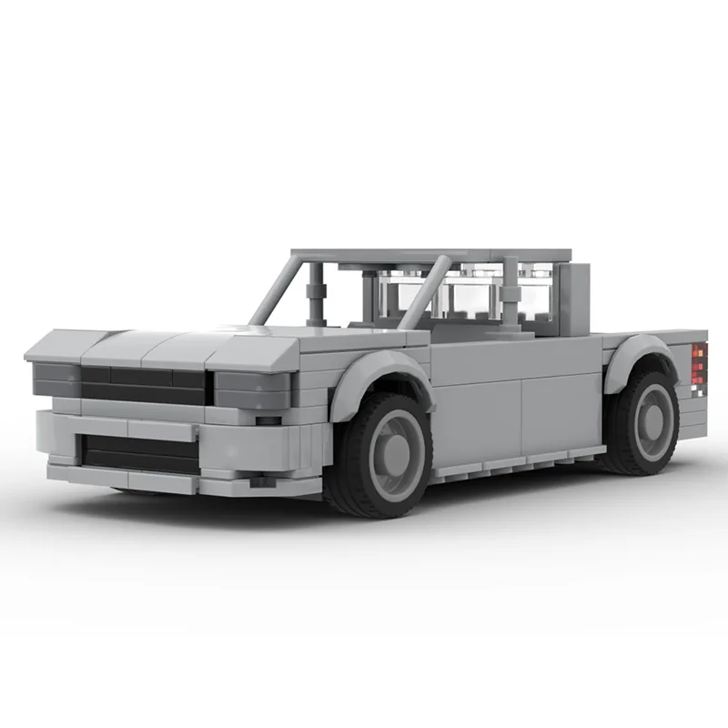 Speed Racing Car Model MOC Building Bricks Compact Pickup Truck Modular Technology Children Holiday Gifts Assemble Toys Suit