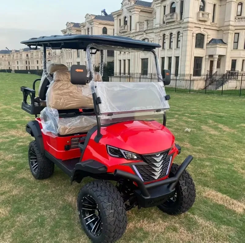 Customizable 48V 5KW ATV UTV Electric Golf Cart Low Price 2 4 6 Seats With Colorful Lights Leisure & Entertainment