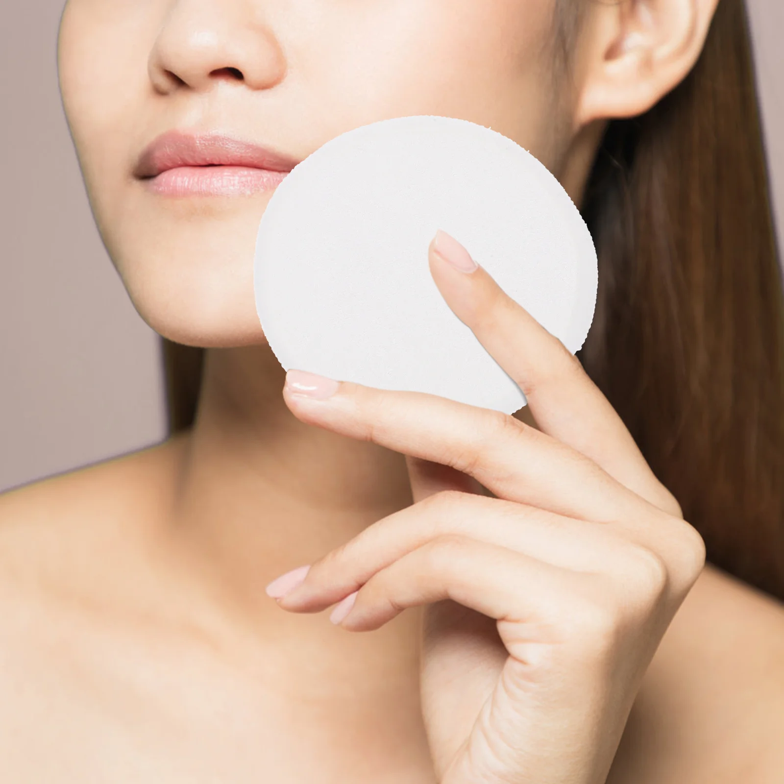 CIYODO 10 قطع من وسادات إزالة المكياج القابلة لإعادة الاستخدام لتنظيف الوجه مناديل قطنية مستديرة لملحقات تنظيف الوجه