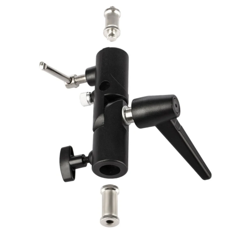 Hot Shoe Softbox Mount Bracket Hình Chữ Đèn Giá Đỡ Máy Ảnh