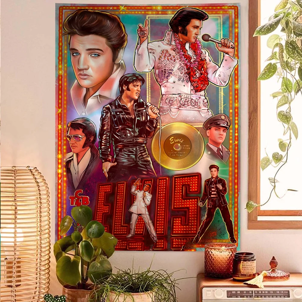 Elvis P-Presley DIY Wall Tapestry for Living Room Home Dorm Decor Wall Art Decor