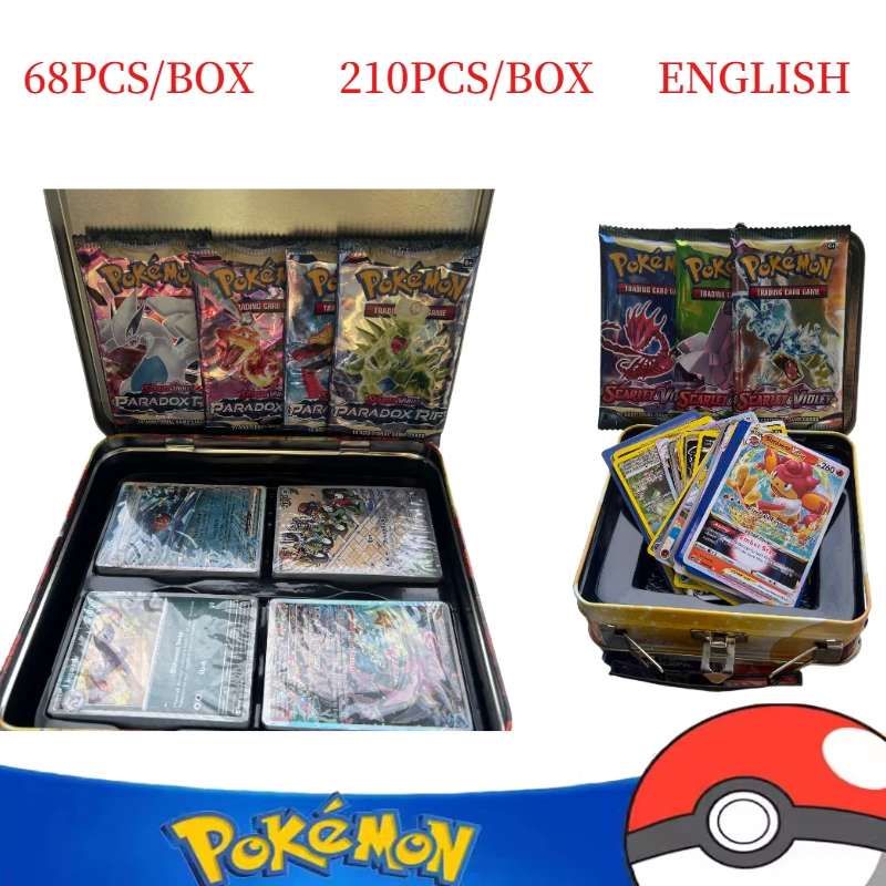 novo-68-pcs-caixa-210-pcs-caixa-caixa-de-ferro-com-alca-pokemon-colecao-cartoes-de-batalha-pokemons-cachecol-violino-pikachu-cartao-de-negociacao-brinquedo