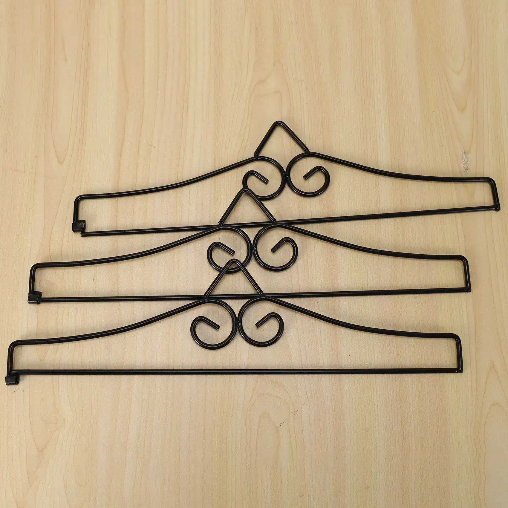 AB42-3Pcs Garden Flag Wall Hanger Powder Coated Iron Banner Holder Flag Holder Bracket For Flags Calendar Towels Decoration