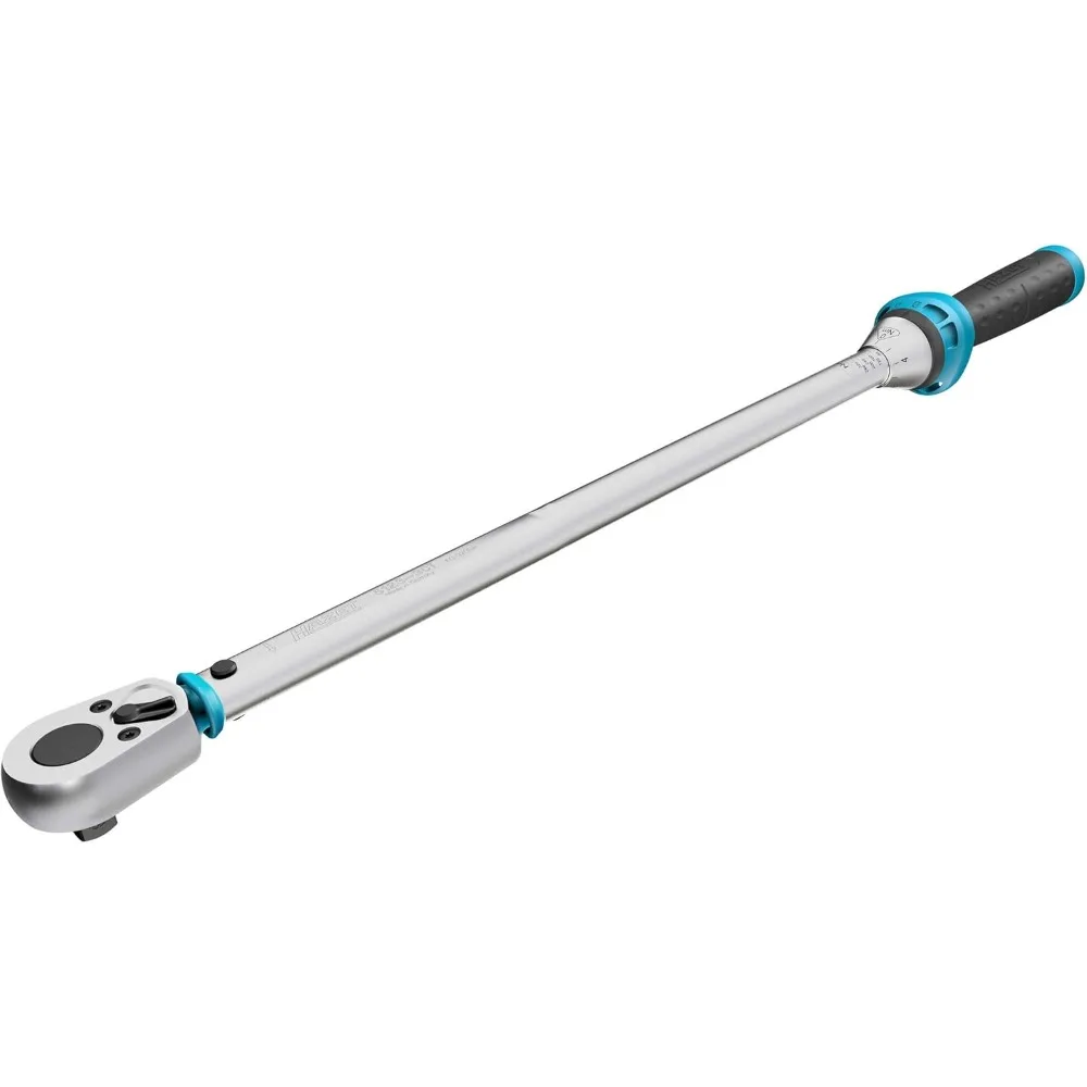 

HAZET torque wrench 5123-3CT I Output: square 12.5 mm (1/2 inch), tolerance: 3 %, 32 teeth (operating angle 11.25 degrees) I Rev
