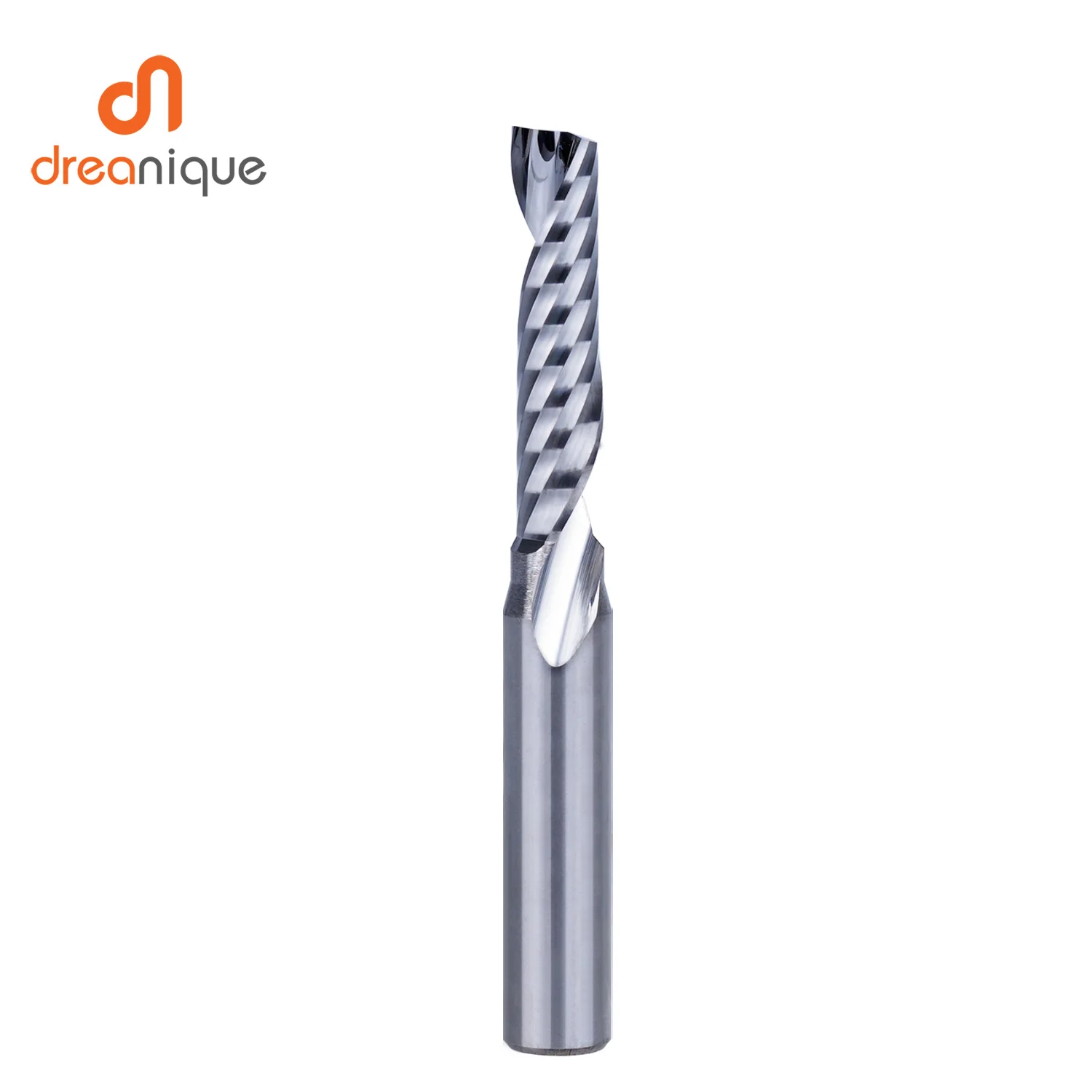

Dreanique 1pc 6mm shank single flute spiral end mill for woodworking