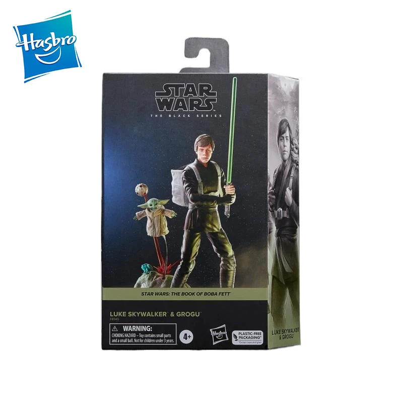 

Hasbro Star Wars The Black Series 6 Inch Figure 2-Pack Deluxe - Luke Skywalker & Grogu Gift Toy for Kids Action Figure Model