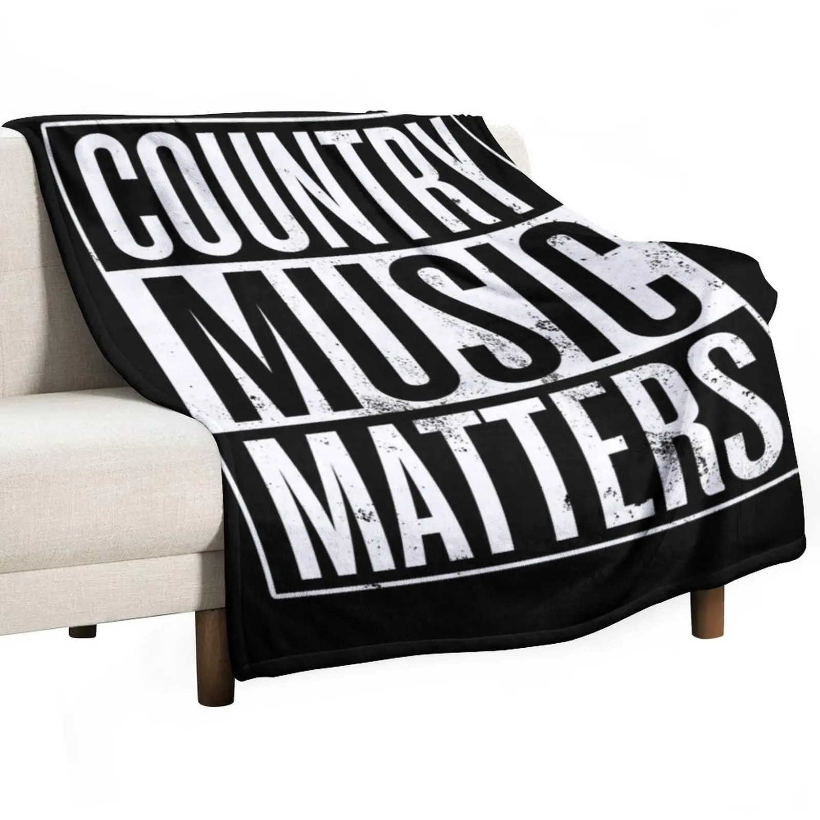 

Country Music Matters Throw Blanket Vintage Thin Blankets