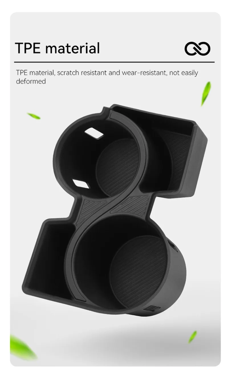  Auto Wasser Tasse Halter Für KIA EV9 2024-2025 Zentrale Steuerung Ablage Wasser Tasse Halter Aufräumen Autos innen Zubehör – Detail 7