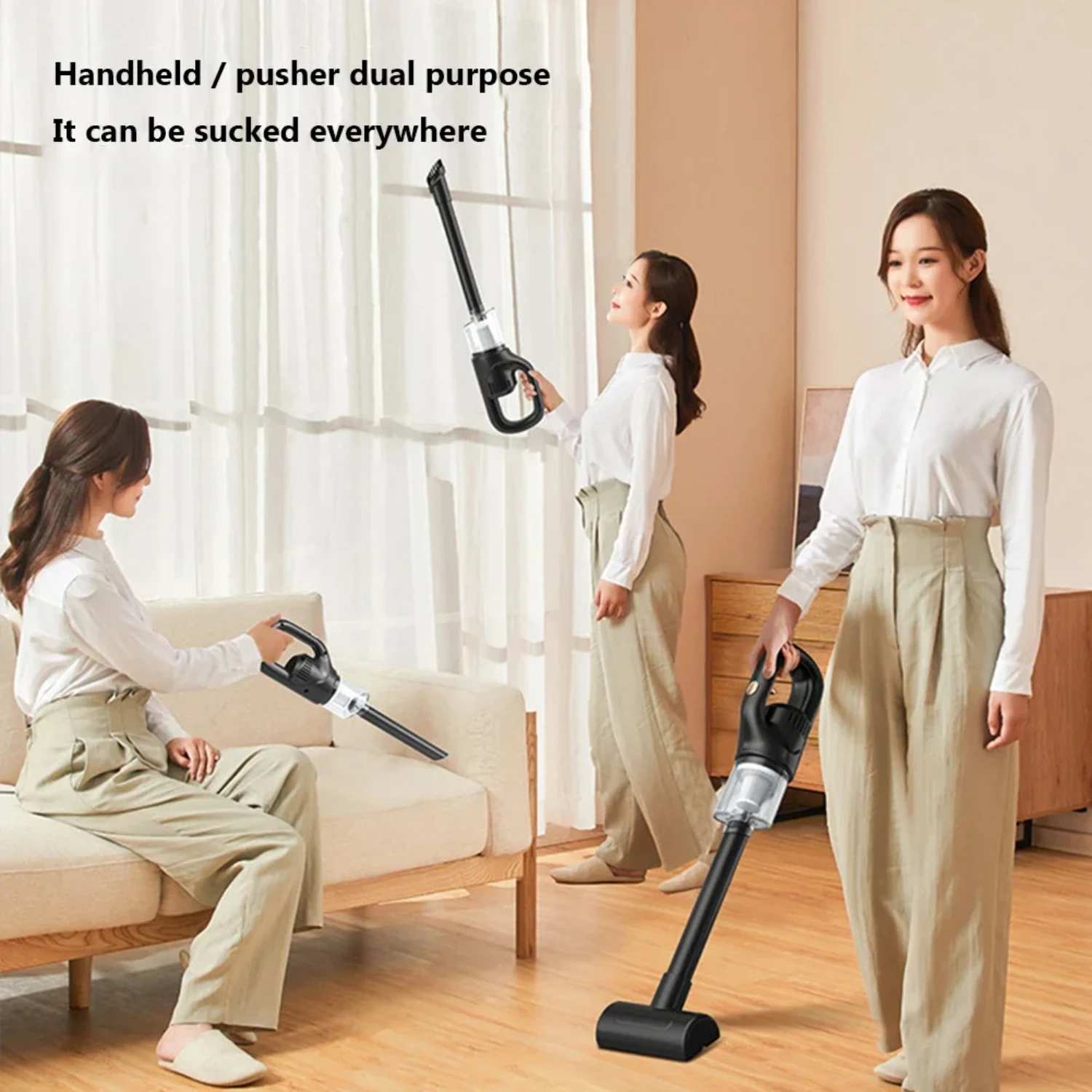 Efficient, powerful, and portable wireless car vacuum cleaner for on-the-go cleaning. Lightweight handheld cleaner ensures conve