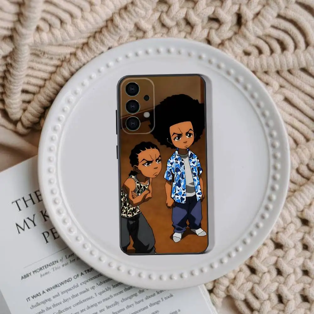 Чехол для телефона с рисунком B-Boondocks для Samsung Galaxy A73,31,32,72,41,53,52,71,22,5G, Note,J7,8,9, мягкий черный чехол