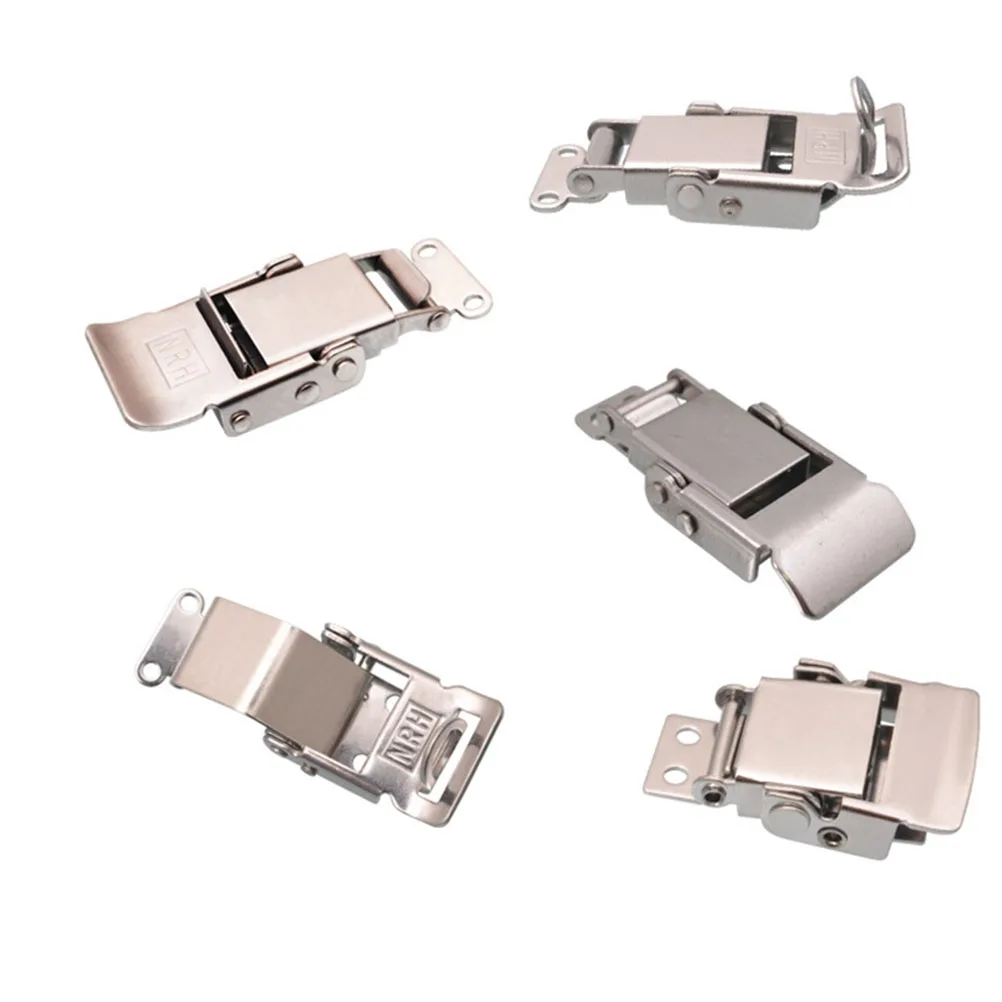 

Spring Box Buckle Toggle Latch Hasp Case Lock Stainless Steel Latches Accessories Durable Anti Corrosion Boxes Cases Chests Home