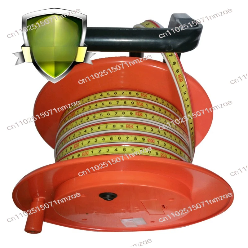 Steel Tape Water Level Meter - 30/50/100m High Precision Portable Water Level Gauge for Deep Well Groundwater Dam Monitoring