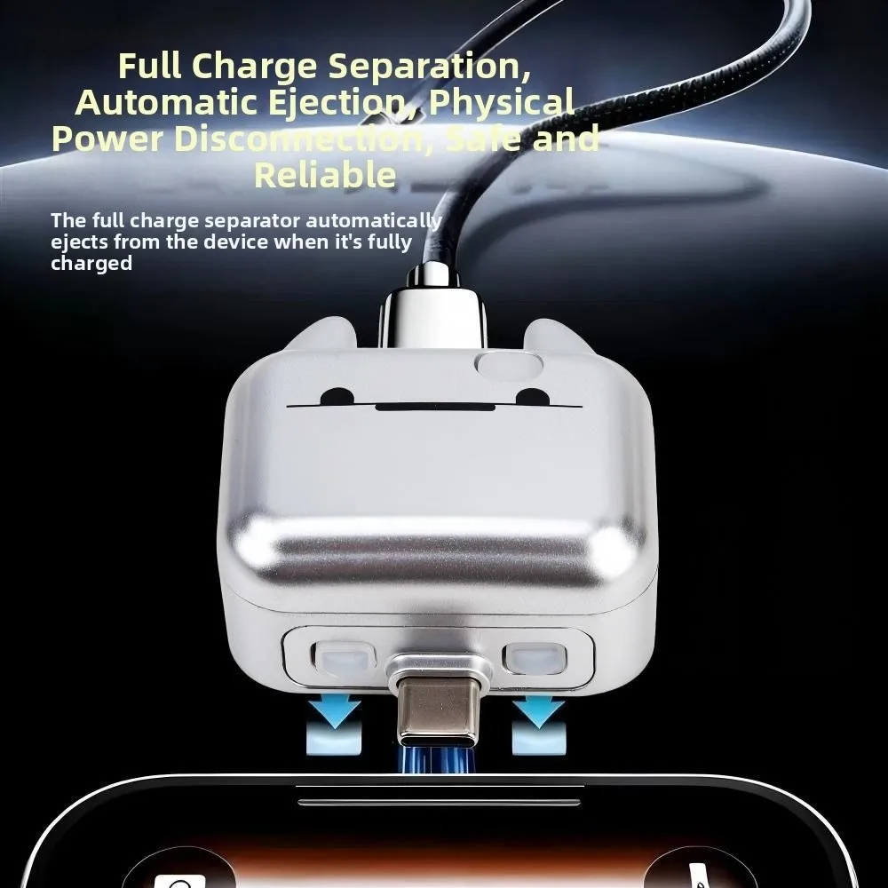 140W Auto Disconnect Charger Adapter Type-C Overcharge Protection Auto Power Cut-Off Protectors Battery Health Safety