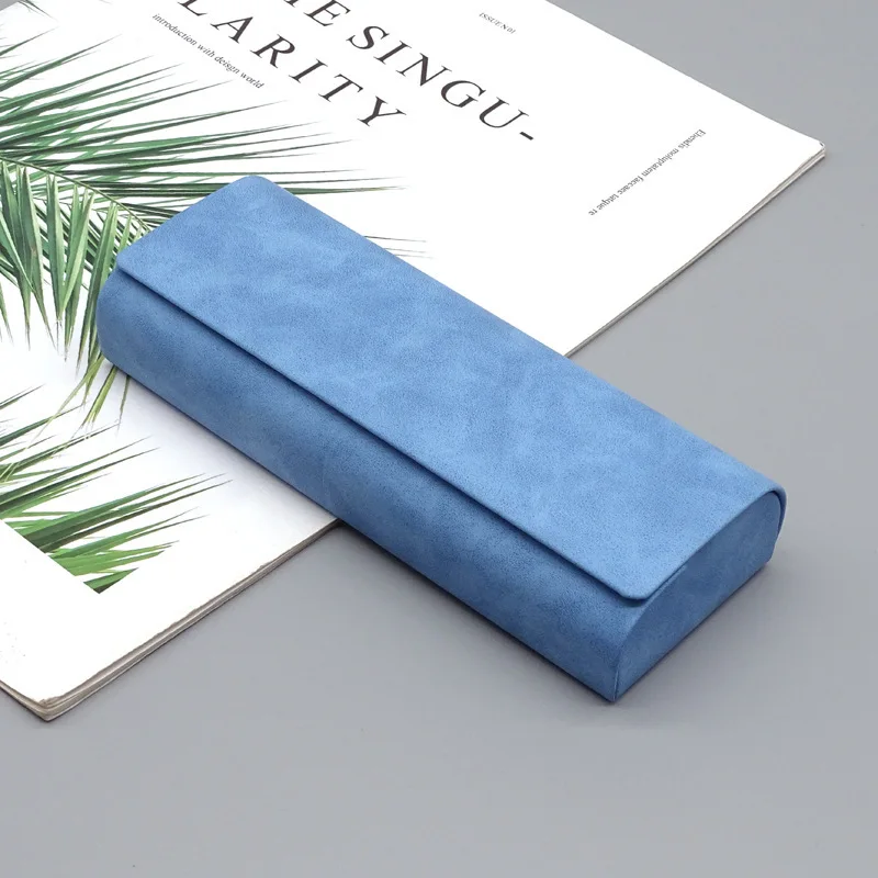 Unisex Large Frame Glasses Case High Aesthetic Pressure Resistant Portable Storage Box Eyewear Accessory