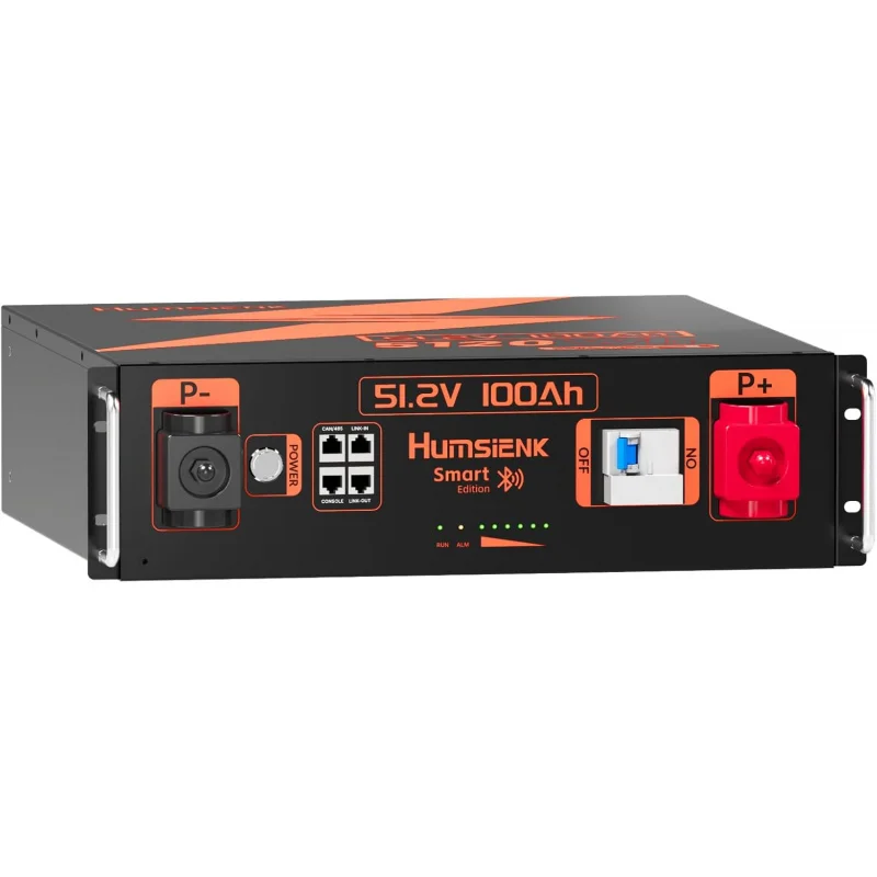 

(UUX) Аккумулятор LiFePO4, 48 В 100 Ач, монтаж в стойку UZ