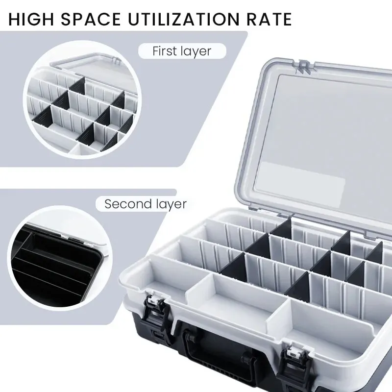 AIRAJ Multifunctional Plastic Parts Box Electronic Components Storage High Hardness Durable Hardware Tools