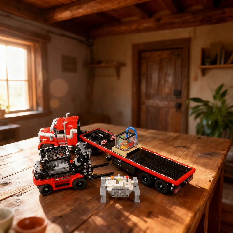 

4026pcs MOC Load Zone Rig And Roll Technical Expert Builder Model Building Blocks Creative Display Gift Collectible Decor Kids