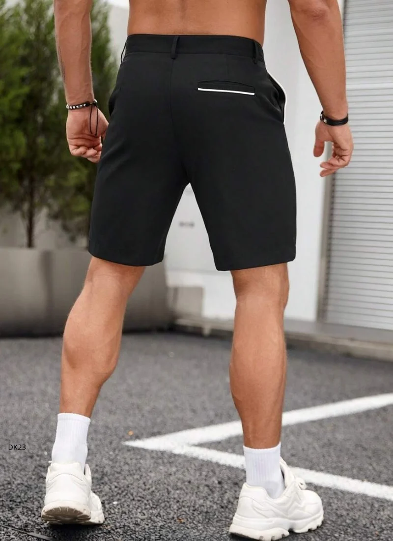 New Arrival Men Five Point Casual Shorts Solid Color Breathable Relax Fit Summer Shorts For Daily Wear Comfort Short Trousers