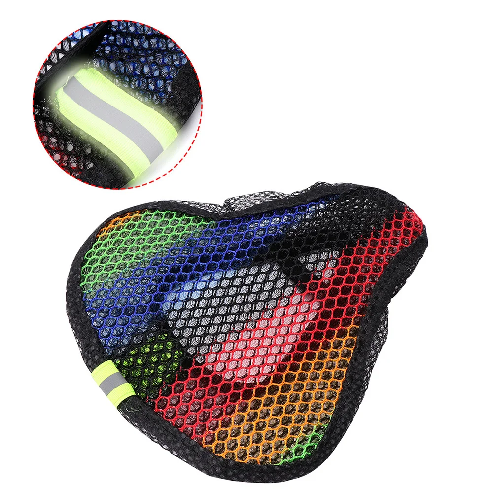 3 قطع من غطاء سرج الدراجة المقاوم للشمس، سميك ومتين عاكس مقاوم للماء وجيد التهوية، غطاء مقعد مريح لركوب الخيل #4